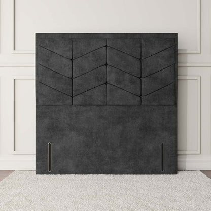 Lancaster Floor Standing Headboard - Charcoal Coniston