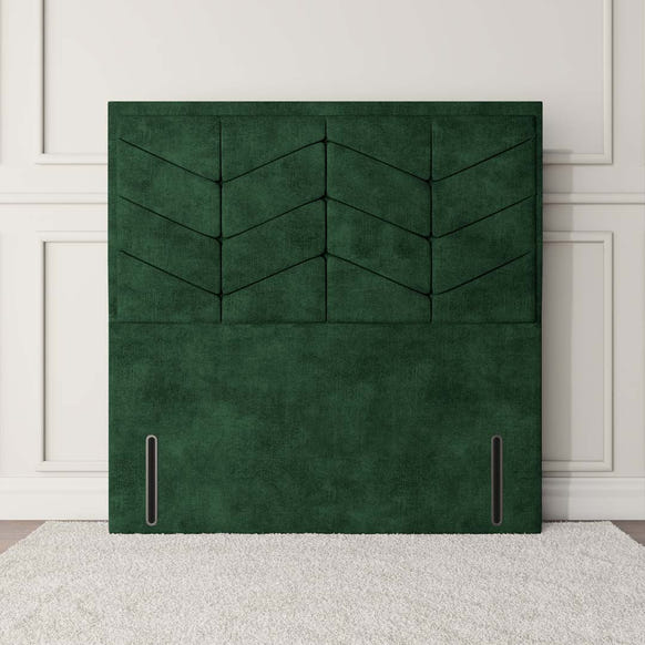 Lancaster Floor Standing Headboard - Emerald Coniston
