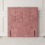 Lancaster Floor Standing Headboard - Pink Coniston