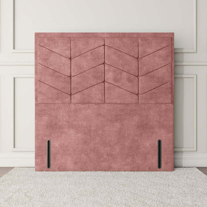 Lancaster Floor Standing Headboard - Pink Coniston