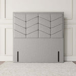 Lancaster Floor Standing Headboard - Silver Linoso