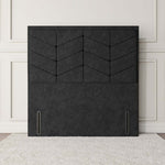 Lancaster Floor Standing Headboard - Black Naples