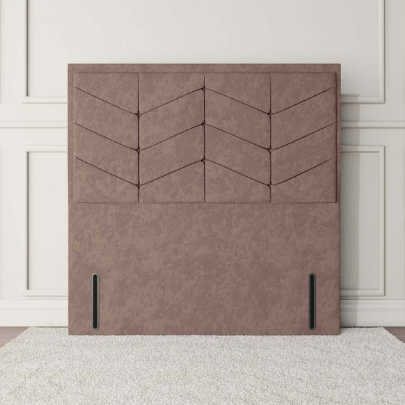 Lancaster Floor Standing Headboard - Mauve Naples