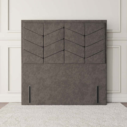 Lancaster Floor Standing Headboard - Slate Grey Naples