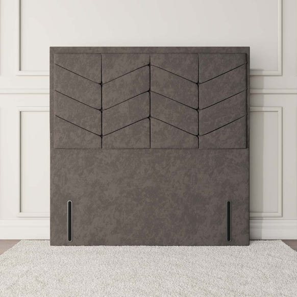 Lancaster Floor Standing Headboard - Slate Grey Naples