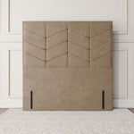 Lancaster Floor Standing Headboard - Mink Plush Velvet