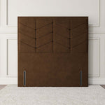 Lancaster Floor Standing Headboard - Mocca Plush Velvet
