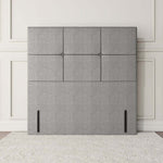 Lima Floor Standing Headboard - Silver Linoso
