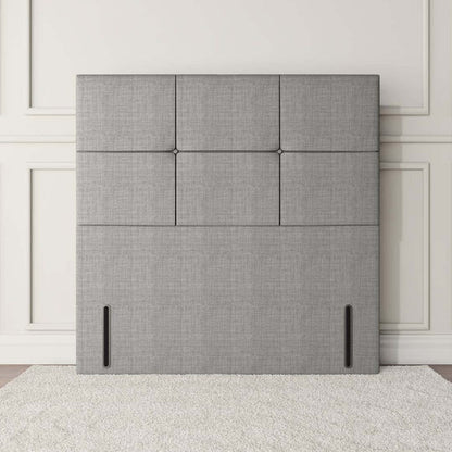 Lima Floor Standing Headboard - Silver Linoso