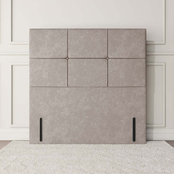 Lima Floor Standing Headboard - Seal Grey Naples