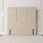 Lima Floor Standing Headboard - Cream Plush Velvet