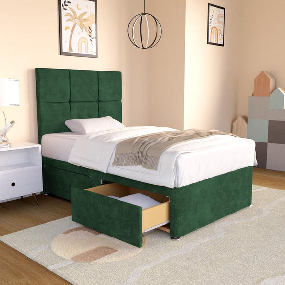 Lima Kids Divan Bed - Emerald Coniston
