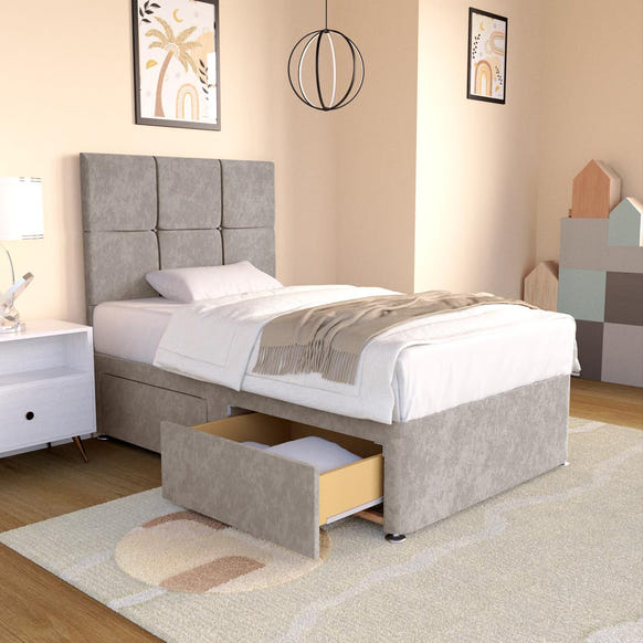Lima Kids Divan Bed - Seal Grey Naples