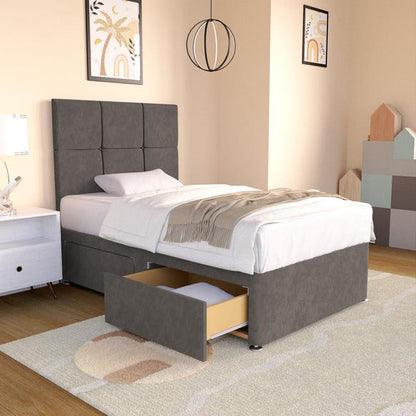 Lima Kids Divan Bed - Slate Grey Naples