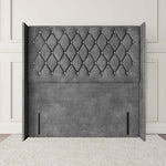 Luxor Wingback Floor Standing Headboard - Armour Coniston