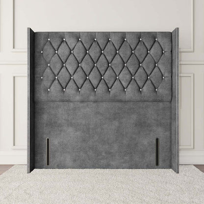 Luxor Wingback Floor Standing Headboard - Armour Coniston