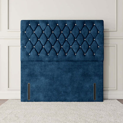 Moscow Floor Standing Headboard - Blue Coniston