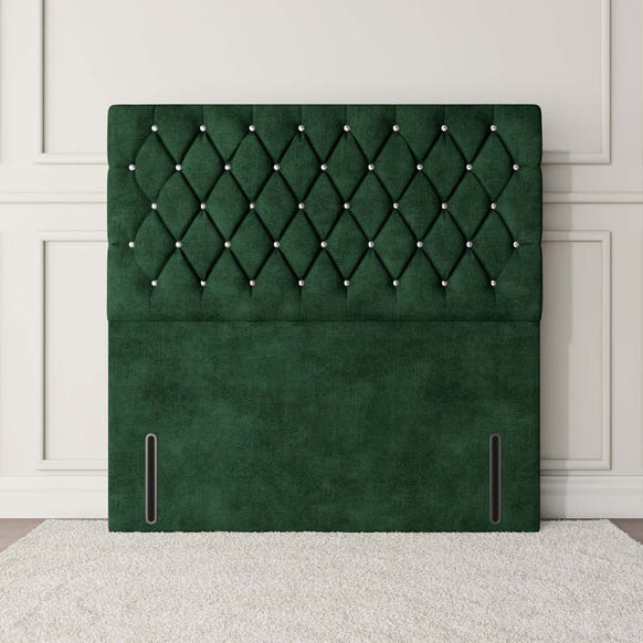 Moscow Floor Standing Headboard - Emerald Coniston
