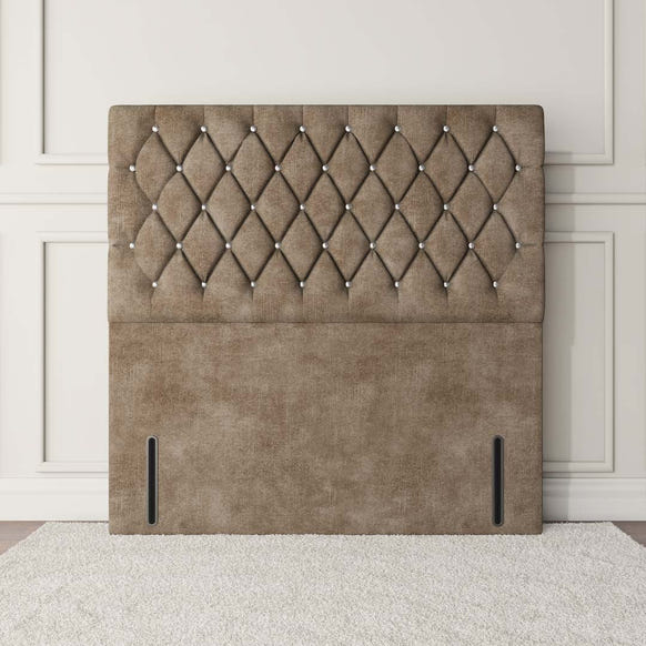 Moscow Floor Standing Headboard - Mink Coniston