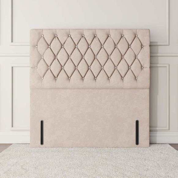 Moscow Floor Standing Headboard - Cream Naples