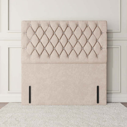 Moscow Floor Standing Headboard - Cream Naples