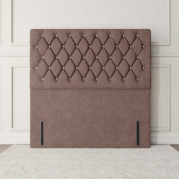 Moscow Floor Standing Headboard - Mauve Naples