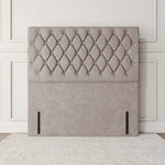 Moscow Floor Standing Headboard - Seal Grey Naples