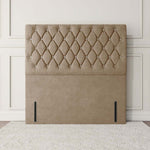 Moscow Floor Standing Headboard - Mink Plush Velvet