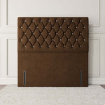 Moscow Floor Standing Headboard - Mocca Plush Velvet