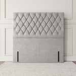 Moscow Floor Standing Headboard - Seal Grey Naples