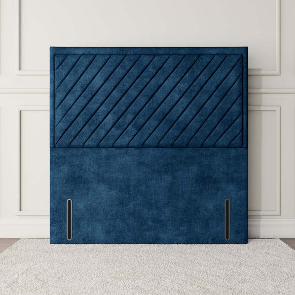 Oxford Floor Standing Headboard - Blue Coniston