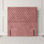 Oxford Floor Standing Headboard - Pink Coniston