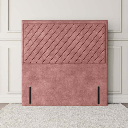 Oxford Floor Standing Headboard - Pink Coniston