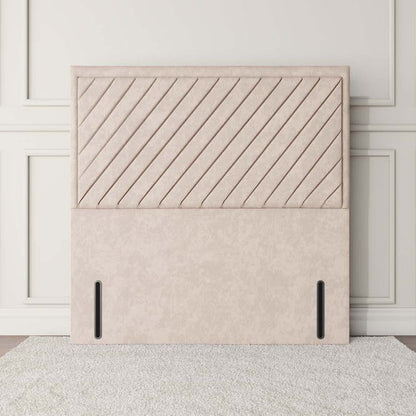 Oxford Floor Standing Headboard - Cream Naples