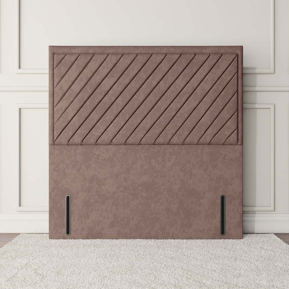 Oxford Floor Standing Headboard - Mauve Naples