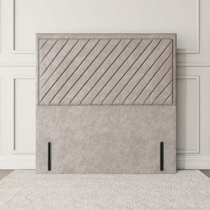 Oxford Floor Standing Headboard - Seal Grey Naples