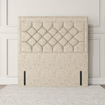 Panama Floor Standing Headboard - Cream Chenille