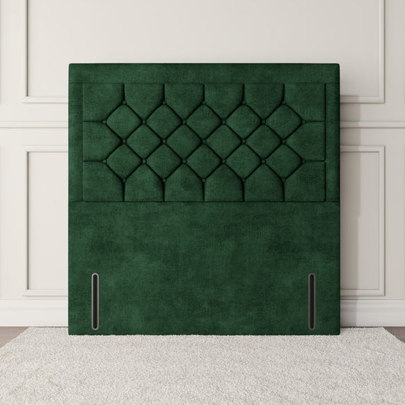 Panama Floor Standing Headboard - Emerald Coniston