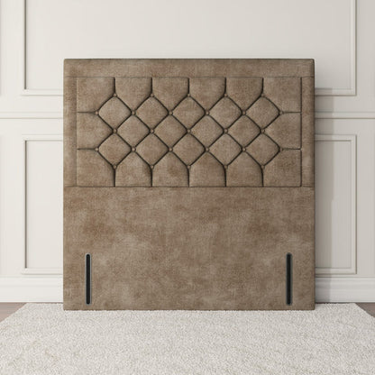 Panama Floor Standing Headboard - Mink Coniston