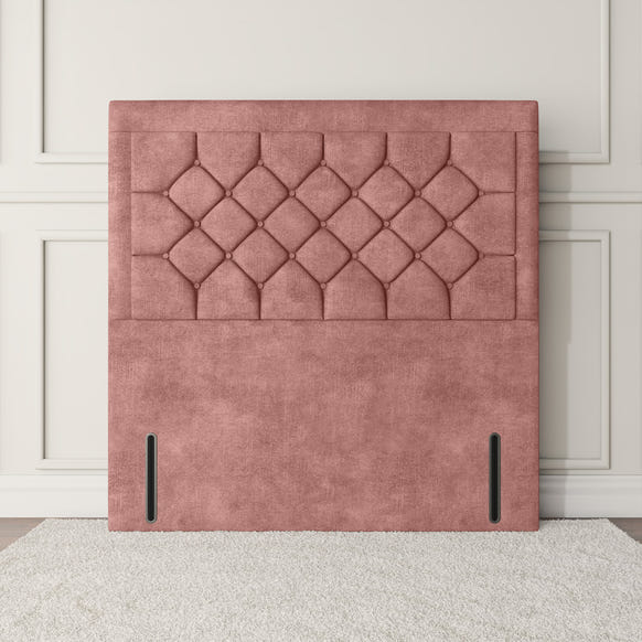 Panama Floor Standing Headboard - Pink Coniston