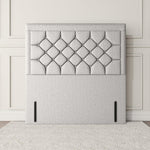 Panama Floor Standing Headboard - Silver Linoso