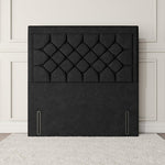 Panama Floor Standing Headboard - Black Naples