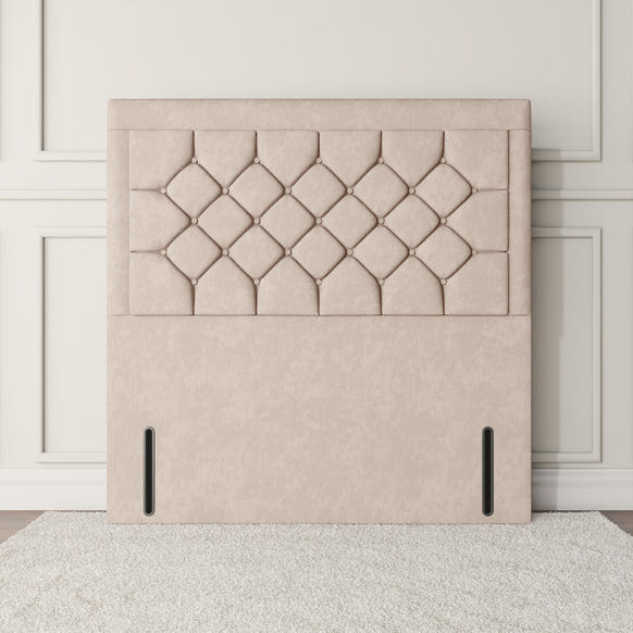 Panama Floor Standing Headboard - Cream Naples