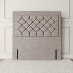 Panama Floor Standing Headboard - Seal Grey Naples