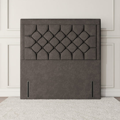 Panama Floor Standing Headboard - Slate Grey Naples