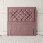 Panama Floor Standing Headboard - Pink Plush Velvet