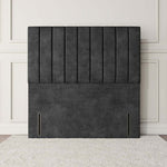 Prague Floor Standing Headboard - Charcoal Coniston