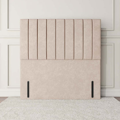 Prague Floor Standing Headboard - Cream Naples