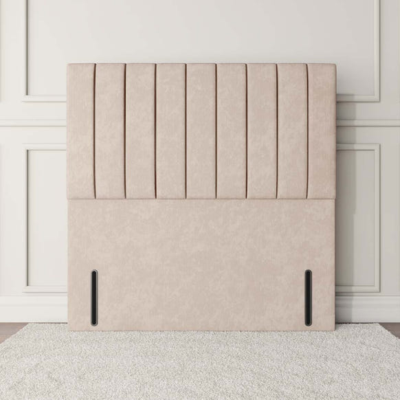 Prague Floor Standing Headboard - Cream Naples