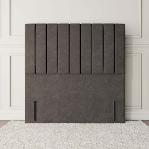 Prague Floor Standing Headboard - Slate Grey Naples